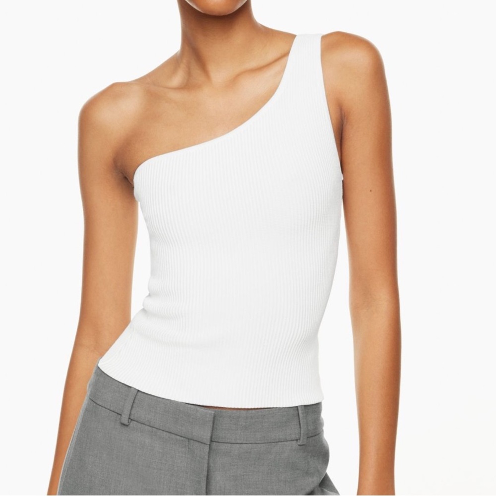 Babaton Sculpt Knit One Shoulder Top